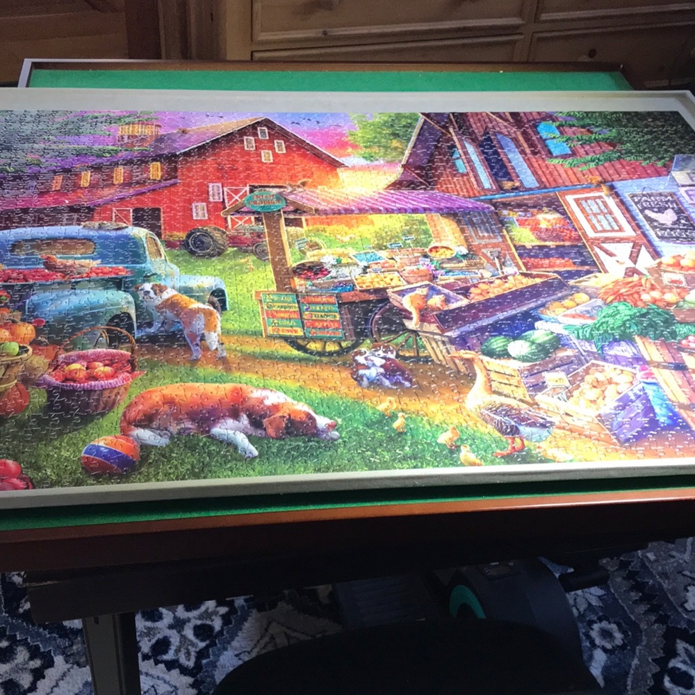 Two Thousand Piece Buffalo Jigsaw Puzzle Bells Farm